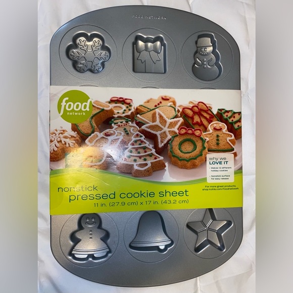 Food Network Other - Food Network Pressed Cookie Sheet - NWT